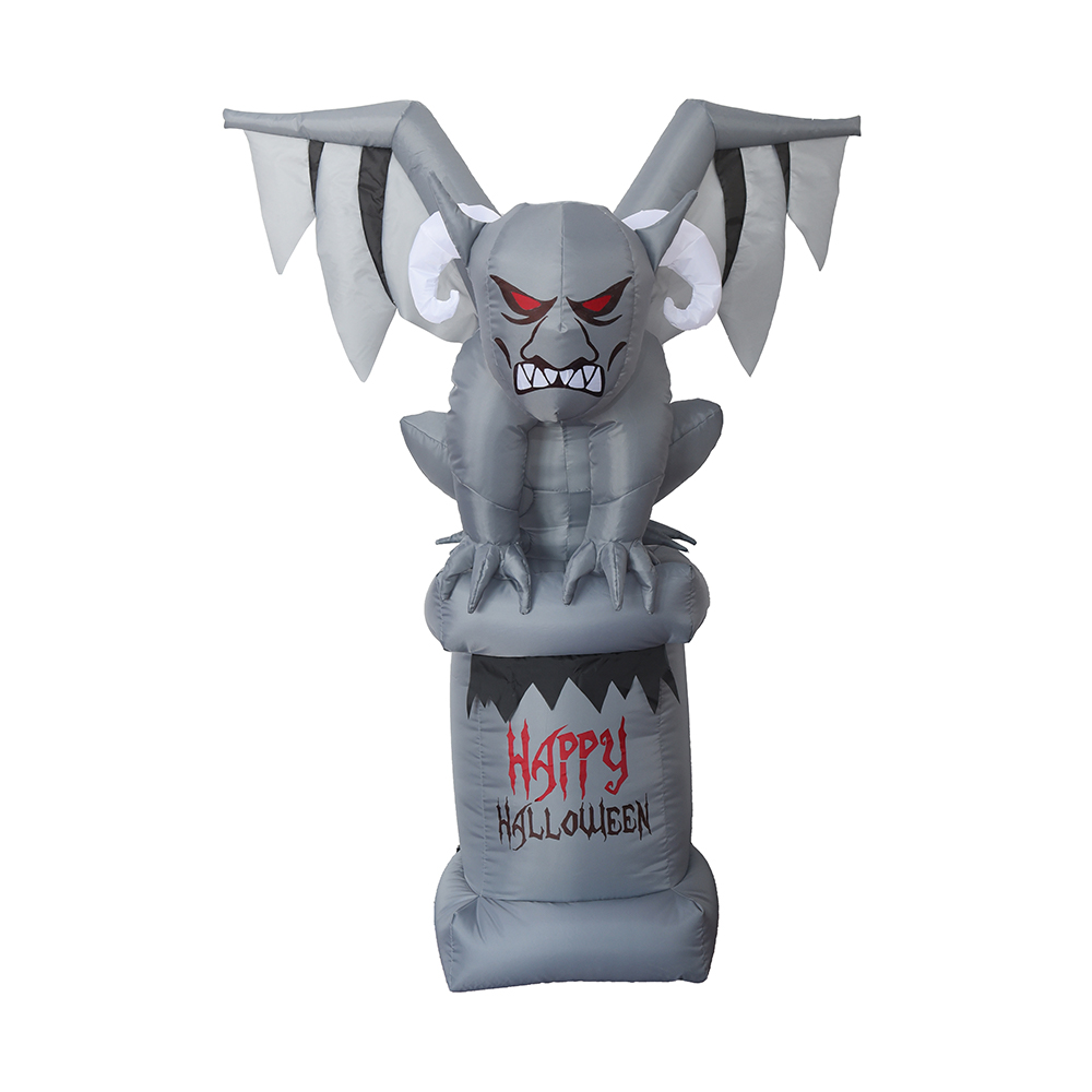 Dekorasi luar ruangan gargoyle tiup Halloween 180cm （LED bawaan）